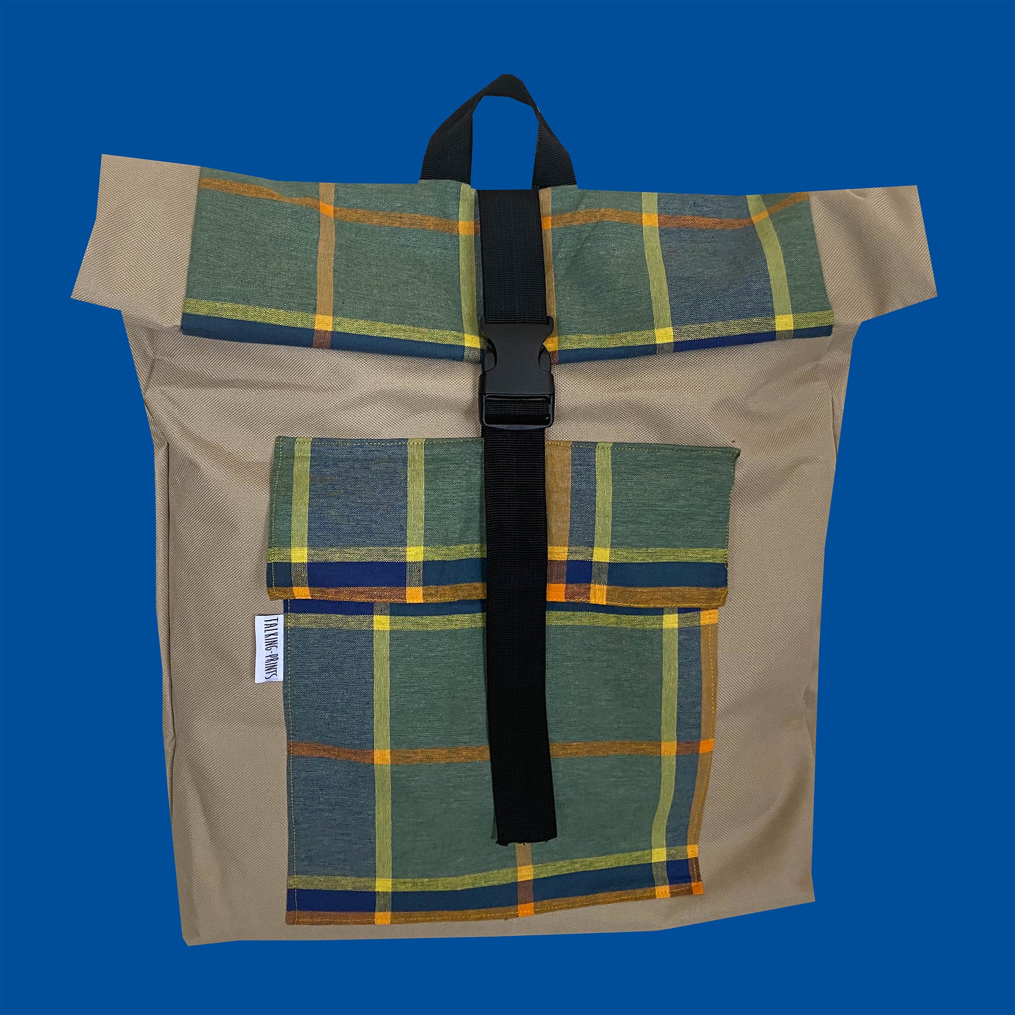 Folding Backpack Pangi (Beige- Green)