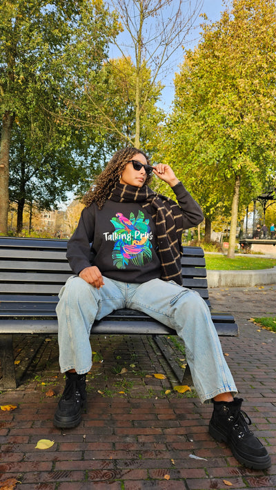 Suriname Sweater- Black - Talking Prints