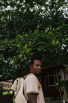 Folding Backpack Pangi (Beige - Blue)